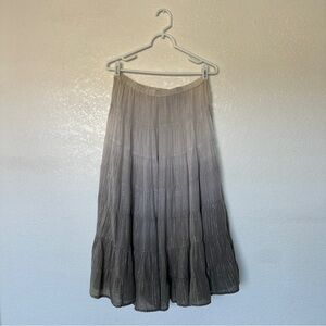 Ombré Flowy Boho Skirt Small